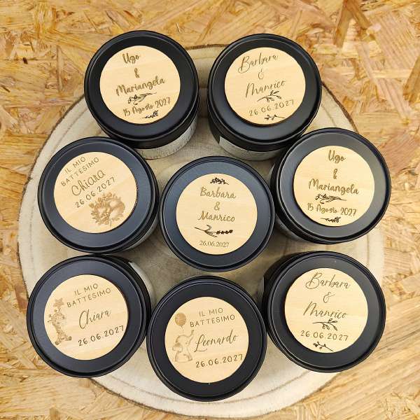 bomboniera battesimo bimba candela